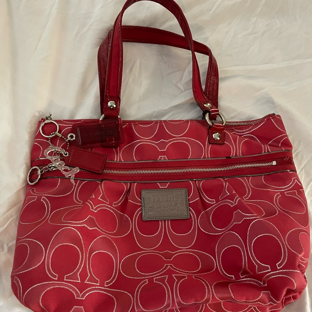 Used Coach tote bag.